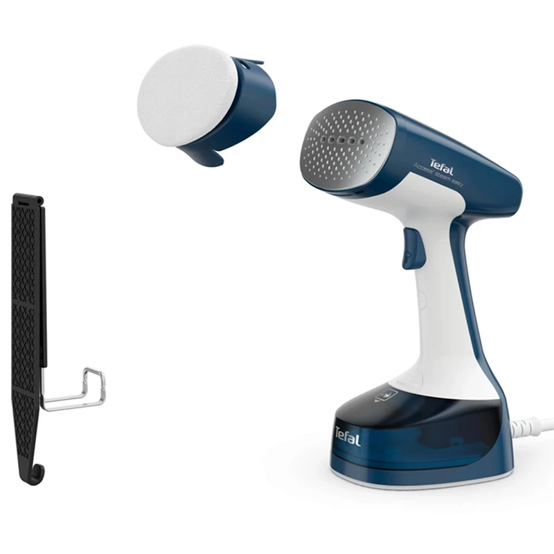 Aparat de călcat vertical cu aburi tefal dt7130e1, albastru | alb 4