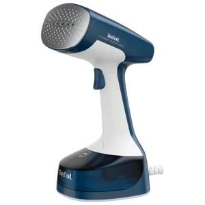 Вертикальный отпариватель tefal dt7130e1, синий | белый