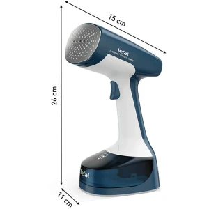 Aparat de călcat vertical cu aburi tefal dt7130e1, albastru | alb Thumbnail 3