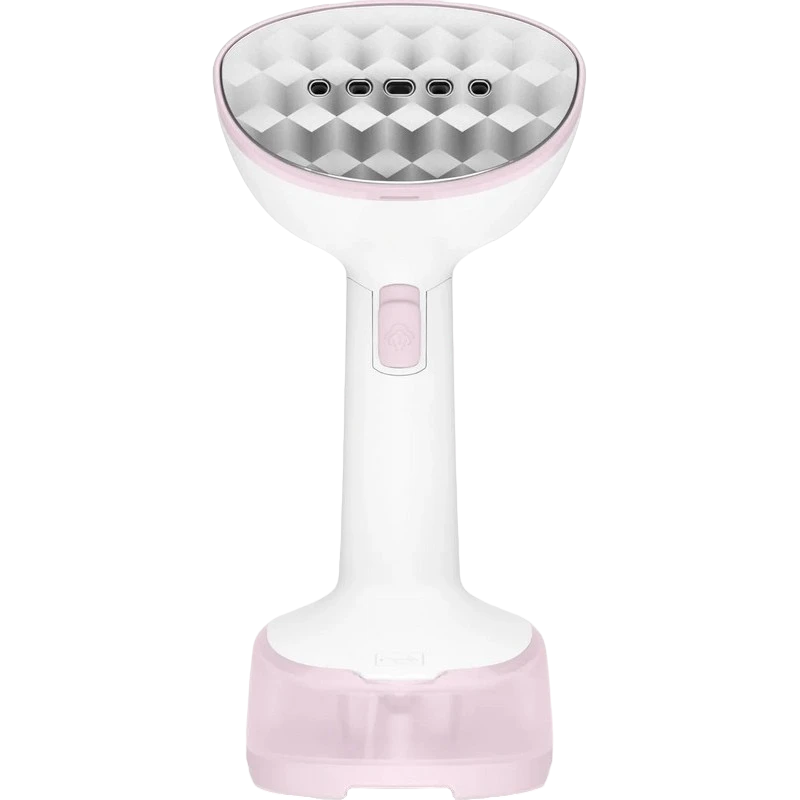 Вертикальный отпариватель tefal dt3050e1, белый/розовый 3
