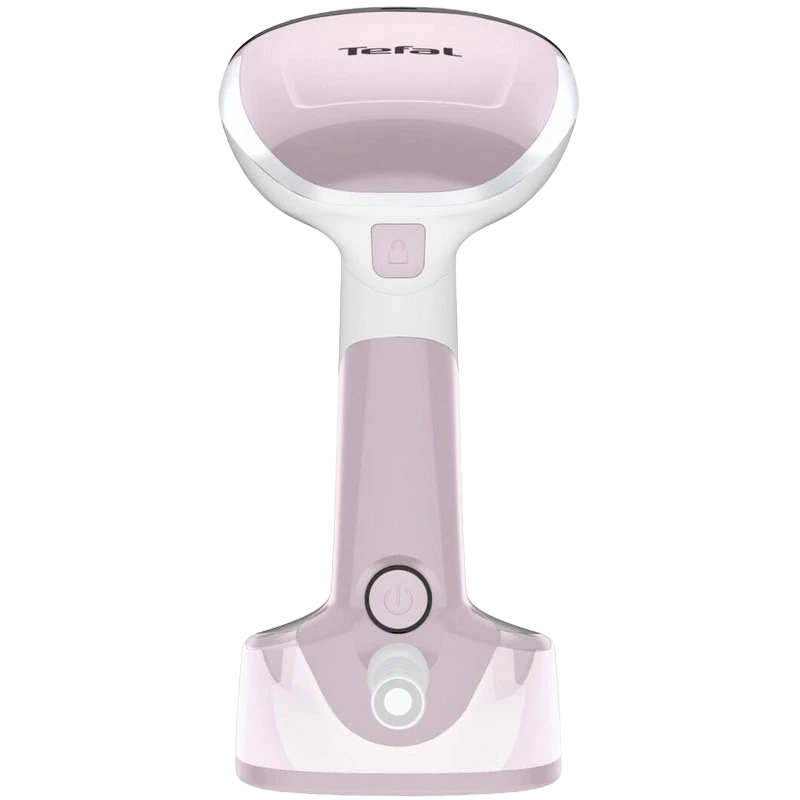 Вертикальный отпариватель tefal dt3050e1, белый/розовый 2