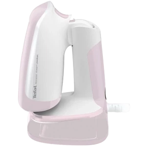 Aparat de călcat vertical cu aburi Tefal DT3050E1, Alb/Roz