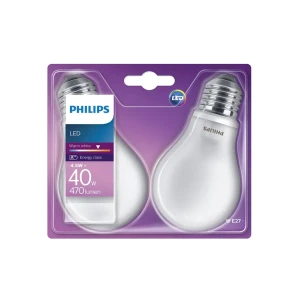 Set becuri led philips a60 8.5 w e27 4000 k 1055 lm 220 - 240 v