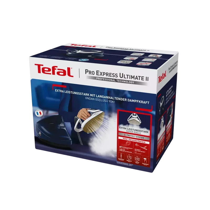 Паровая гладильная система tefal gv9720e0, 3000вт, синий 11
