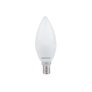 Bec  led elmos c37 6 w e14 6400 k 470 lm 220 - 240 v