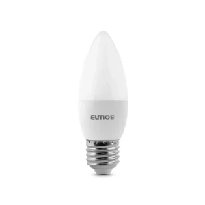 Bec  led elmos c37 6 w e27 6400 k 470 lm 220 - 240 v