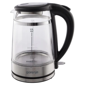 Электрочайник gorenje k17gdw, чёрный
