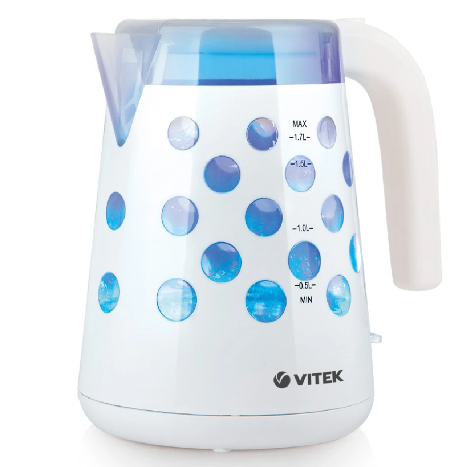 Электрочайник vitek vt-7048, белый 9