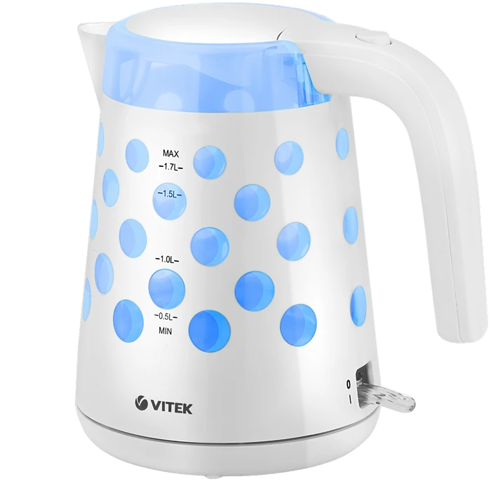 Электрочайник vitek vt-7048, белый 3