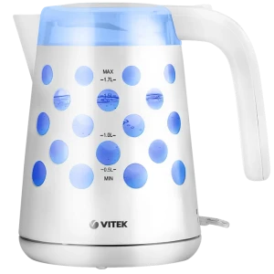 Электрочайник vitek vt-7048, белый