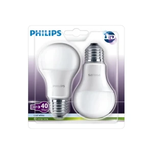 Набор светодиодных ламп philips a60m 6 вт e27 4000 k 470 лм 220 - 240 в Thumbnail 1