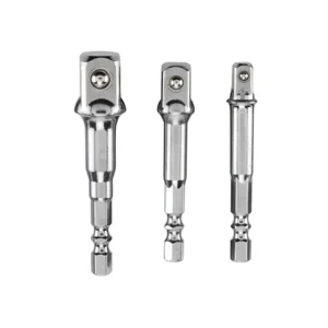 Adaptor pentru cap tubular hexagonal 3 buc. 1/4", 3/8", 1/2" kwb