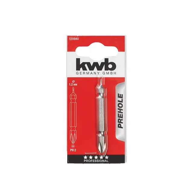 Бит с зенковкой 1 шт. ph2 1.5 мм 1/4" kwb 2