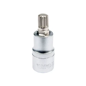 Головка торцевая с битой 1 шт. spline m10 1/2" 55 мм yato