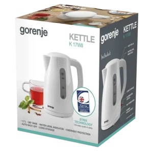 Fierbător electric gorenje k17wii, alb Thumbnail 5
