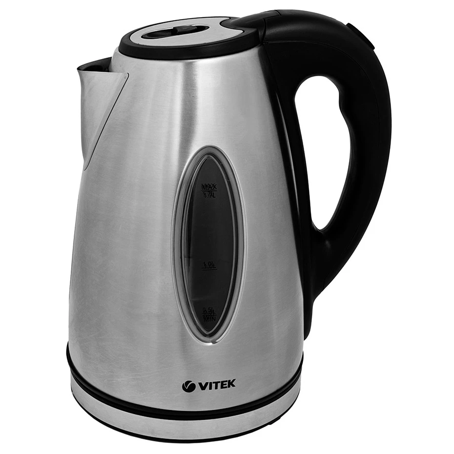 Электрочайник vitek vt-7019, серебристый 3