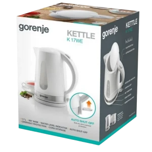 Электрочайник gorenje k17we, белый Thumbnail 5