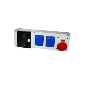 Блок с 3 розетками scame 5p 16 a 380 в ip44