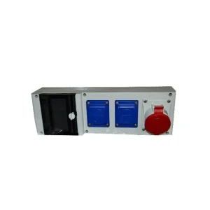 Блок с 3 розетками scame 632d.223 5p 32a ip44