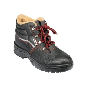 Botine cu blană s1p tezu 42 piele yato