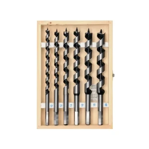 Set burghie spiralate 6 buc. pentru lemn lewis 10 - 20 mm oțel hexagonal yato