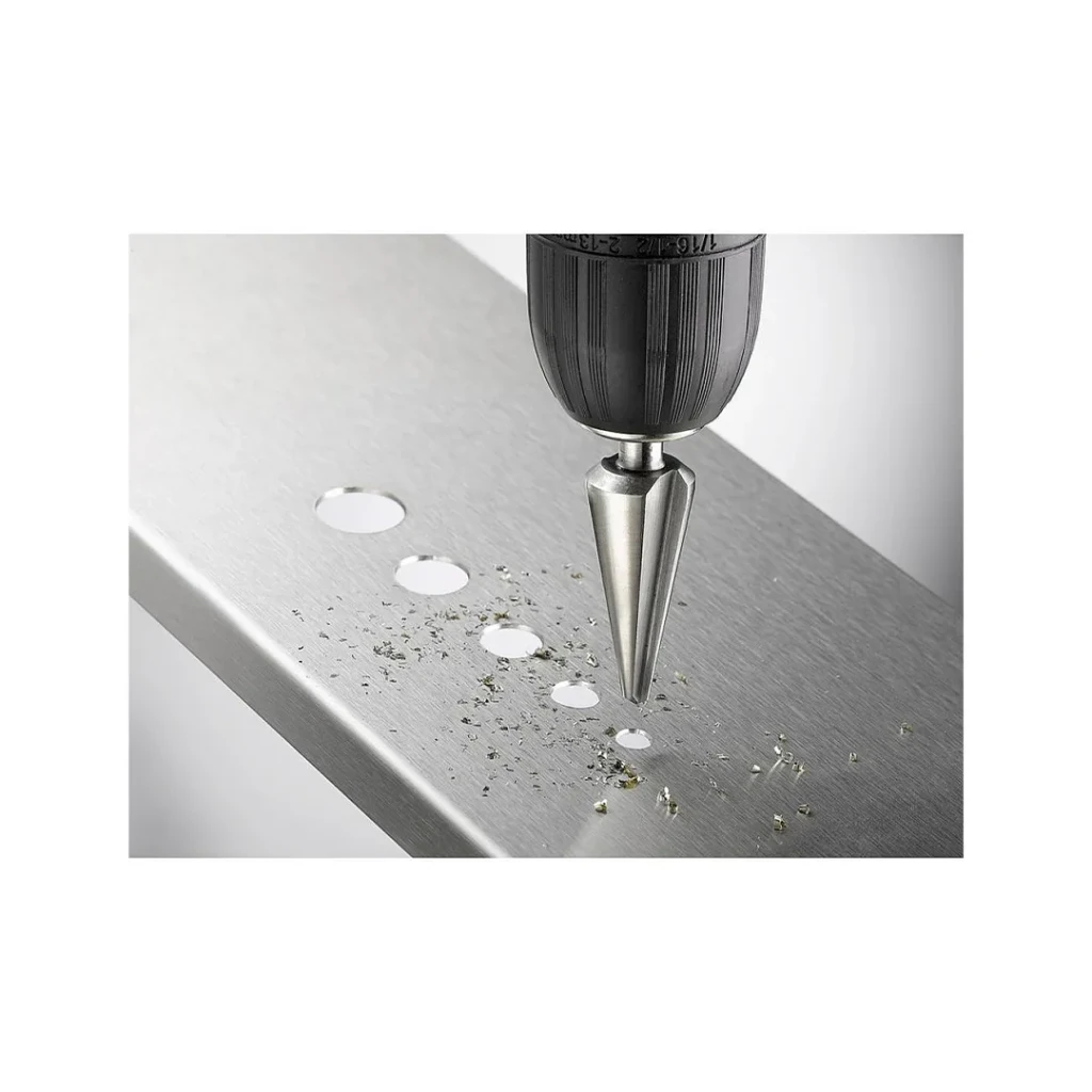 Burghiu conic pentru metal 6 - 20 mm oțel hss cilindric kwb 2