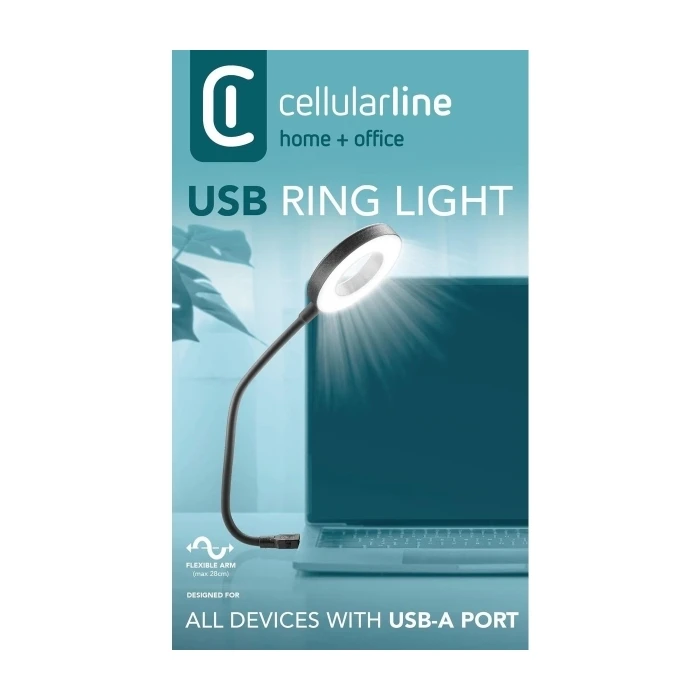 Lampă usb cellularline led, negru 3
