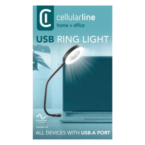 Lampă usb cellularline led, negru Thumbnail 2