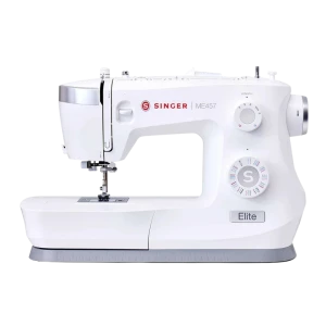 Mașină de cusut singer elite me457, alb