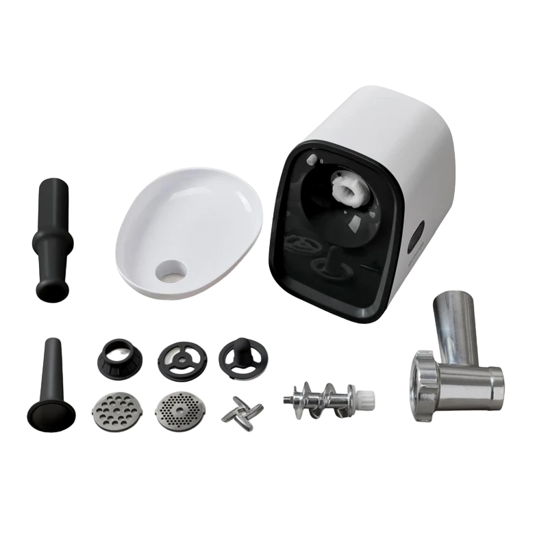 Mașină de tocat carne gorenje mg1500xg, alb | negru 2