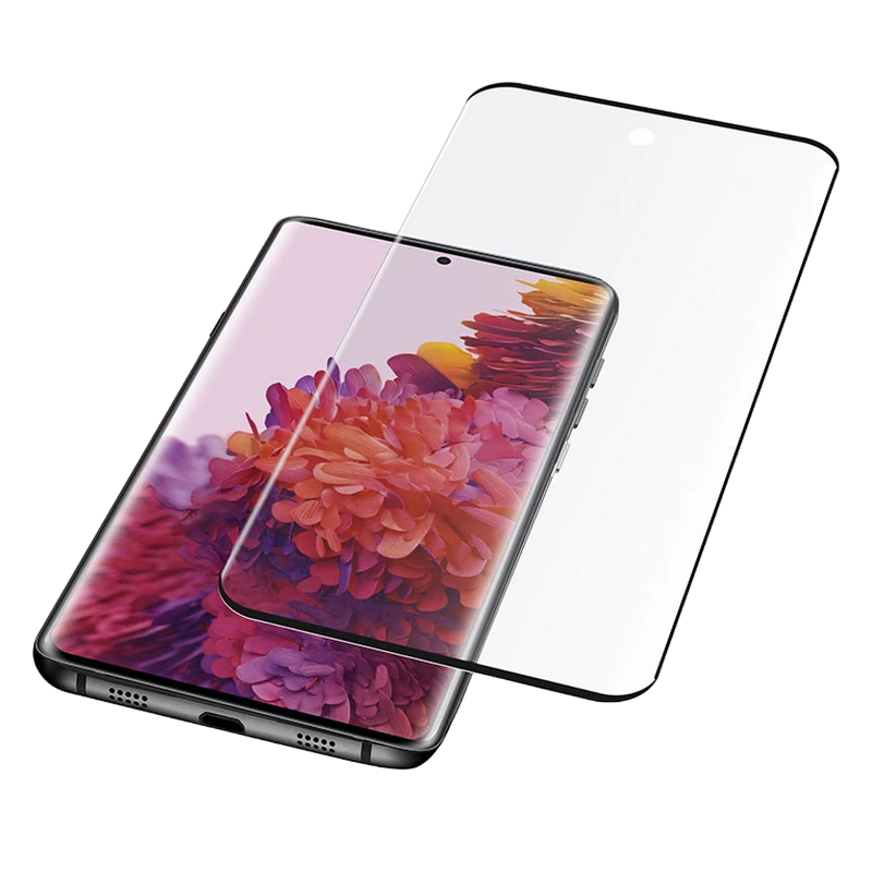 Защитное стекло cellularline impact glass curved - galaxy s21 ultra, чёрный 6