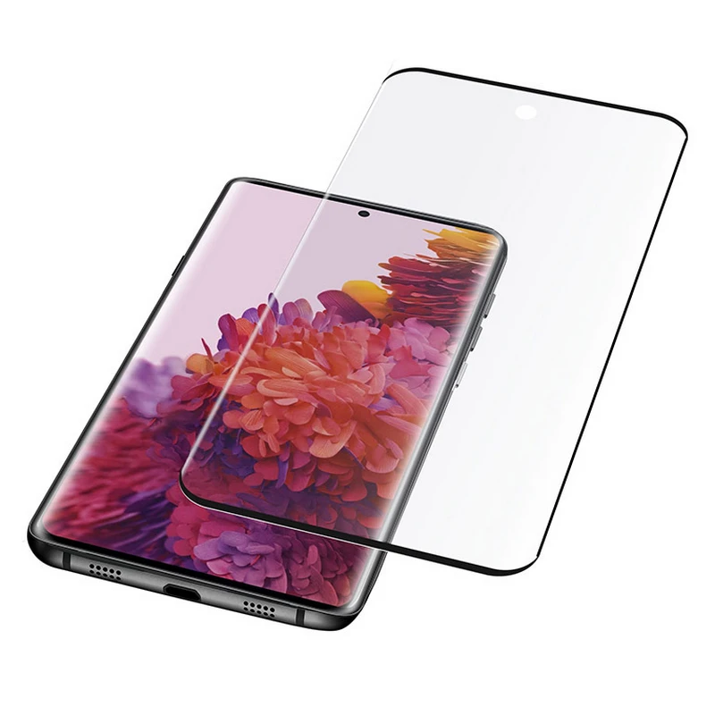 Защитное стекло cellularline impact glass curved - galaxy s21 ultra, чёрный 2