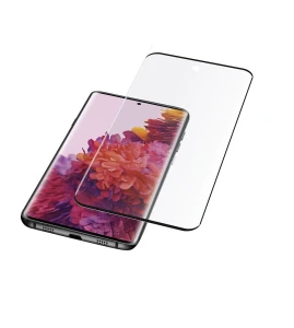 Защитное стекло cellularline impact glass curved - galaxy s21 ultra, чёрный Thumbnail 3