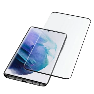 Sticlă de protecție cellularline impact glass curved- galaxy s22 ultra, transparent