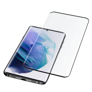 Sticlă de protecție Cellularline Impact Glass Curved- Galaxy S22 Ultra, Transparent