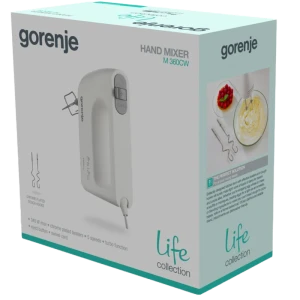 Миксер ручной gorenje m360cw, белый Thumbnail 10