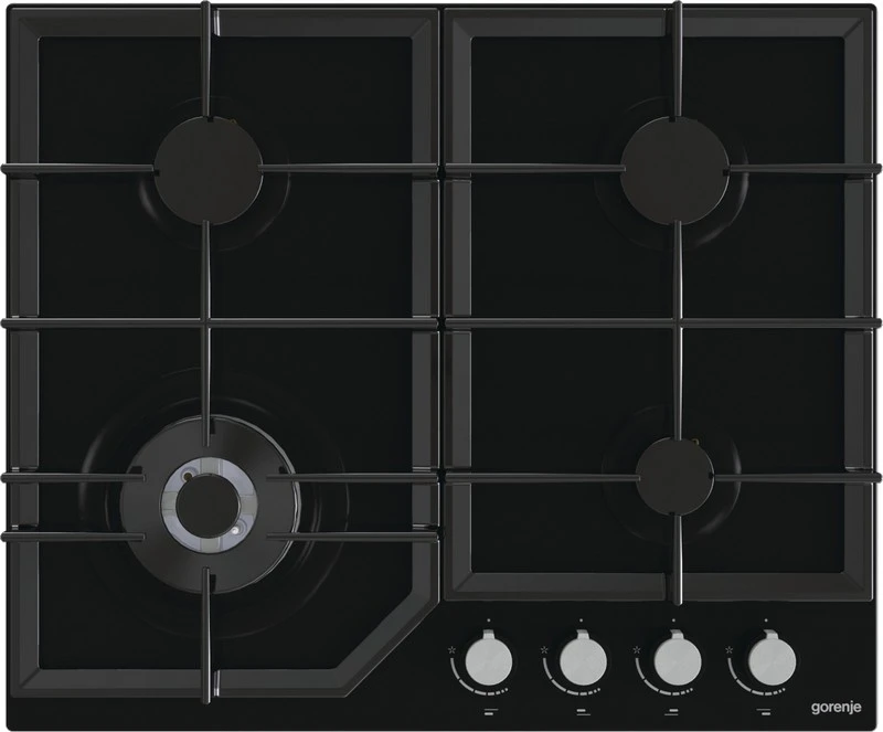 Газовая варочная панель gorenje gtw 641 kb, чёрный 12