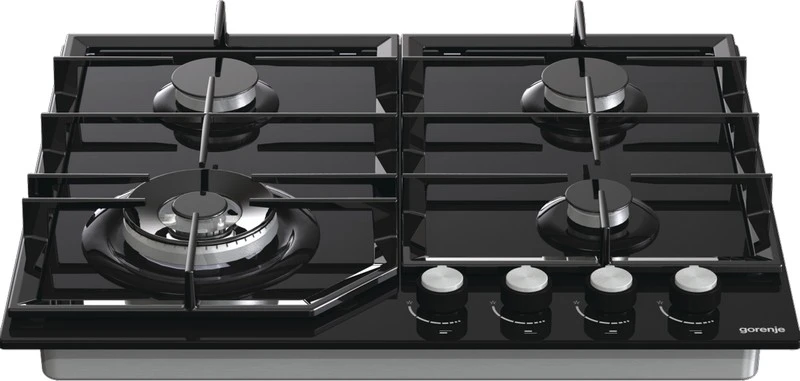 Газовая варочная панель gorenje gtw 641 kb, чёрный 5