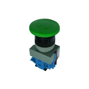 Кнопка kasan abw411 1 no + 1 nc 220 в 15 а ip40 зелёный