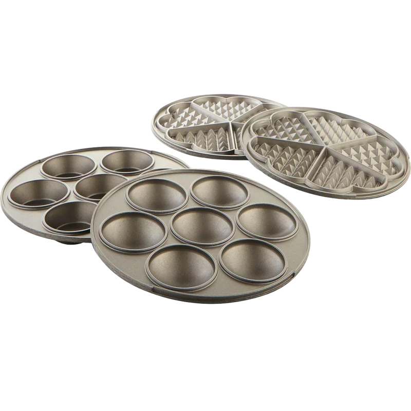 Aparat de preparat waffle gorenje wcm702pw, alb | roz 10