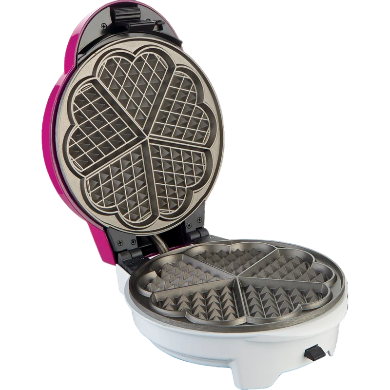 Aparat de preparat waffle gorenje wcm702pw, alb | roz 13
