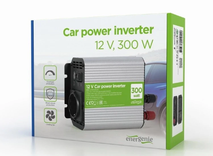 Invertor auto energenie eg-pwc300-01, 300w, gri 4