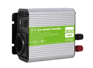 Invertor Auto Energenie EG-PWC300-01, 300W, Gri