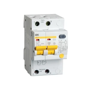 Întreruptor diferențial ad12 c 100 ma 25 a 2p 220 - 240 v iek Thumbnail 1