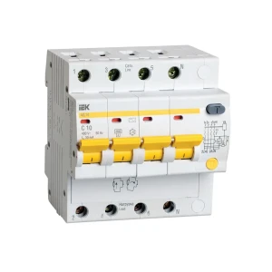 Întreruptor diferențial ad14 c 30 ma 10 a 4p 220 - 240 v iek Thumbnail 1