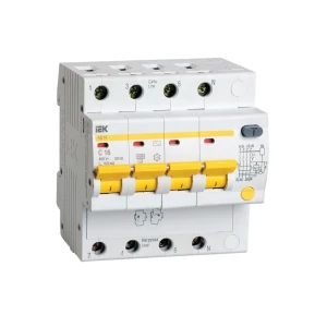Întreruptor diferențial ad14 c 100 ma 16 a 4p 400 v iek