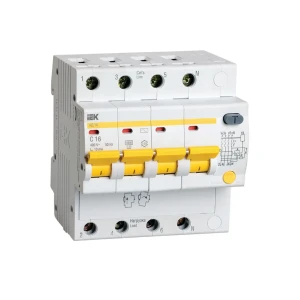 Întreruptor diferențial ad14 c 10 ma 16 a 4p 400 v iek