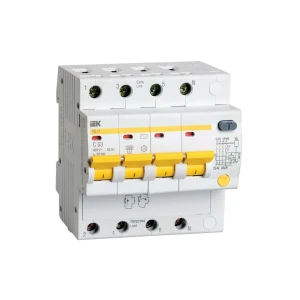 Întreruptor diferențial ad14 c 30 ma 63 a 4p 400 v iek
