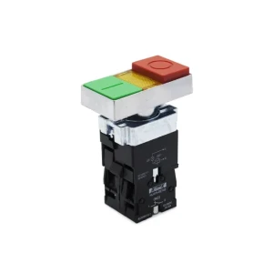 Кнопка двухкнопочная с возвратом himel hlay5bw84n5l 380 в 6 a ip20 красный/зелёный Thumbnail 1
