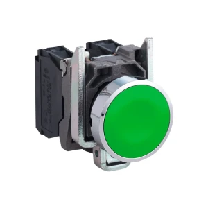 Кнопка schneider-electric xb4ba31 1p 220 в 6 a ip66 зелёный
